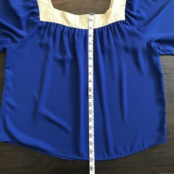 Flying Tomato blouse crocheted lace embroidered - Picture 5 of 8